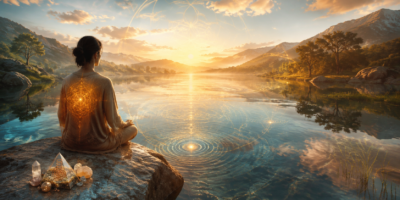 Meditazione davanti all’acqua, frequenza interiore e orgonite
